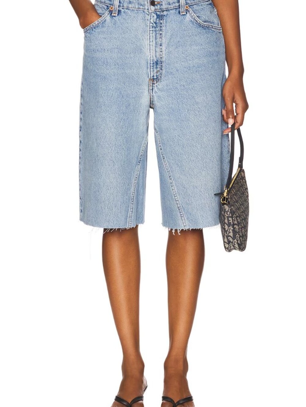aligrace Vintage Undone Boyfriend Crop- Size 28